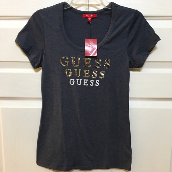 GUESS Tops - 🆕NWT/BRAND NEW-GUESS STYLISH TOP WITH BLING